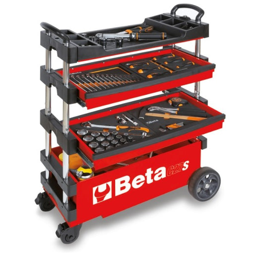 Beta Red Collapsible Portable Tool Cart