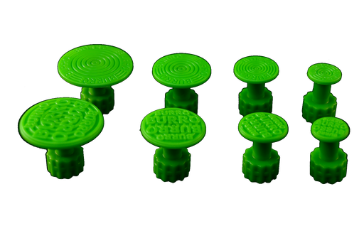 Burro Cactus Green Round Glue Tabs - Variety Pack (8 Pieces)