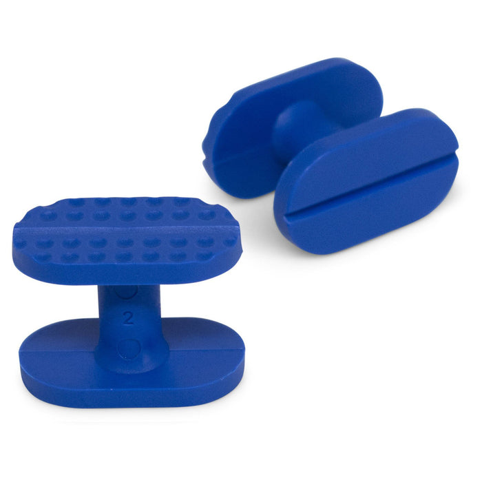 KECO 13 x 22 mm Blue Smooth and Dimpled Dual Surface Flip Crease Tab (5 Pack)