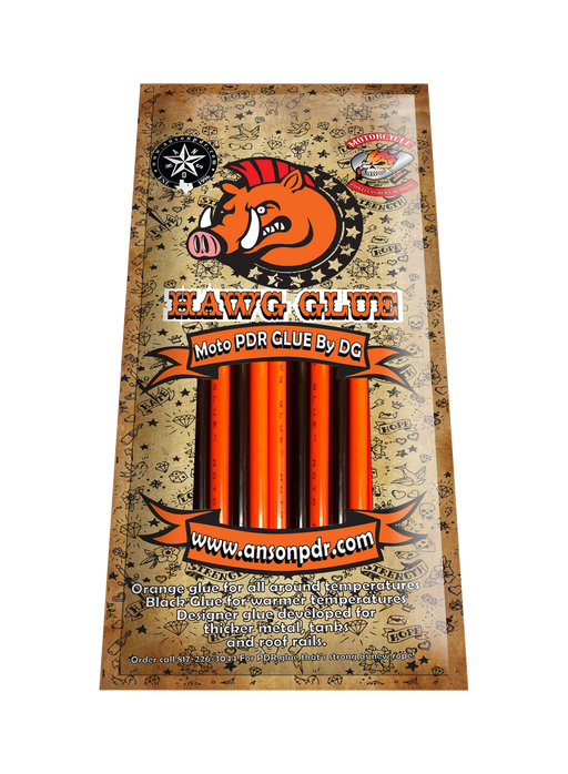 Hawg PDR Orange and Black Combo PDR Glue Sticks (10 Sticks)