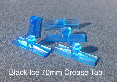 Black Ice 70 mm / 2.8" Smooth Crease Glue Tabs (5 Pack)