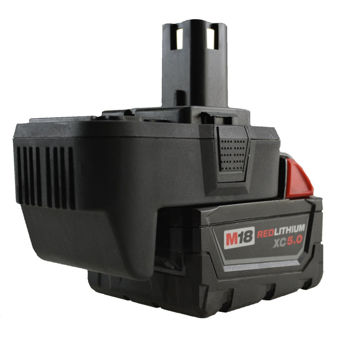 Surebonder Ryobi to Milwaukee Battery Adapter