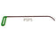 Dentcraft Sharp Side Panel Hook (#5) - 24" with 3" Curved Flag