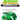 Aussie Green Groved Glue Tabs - Variety Pack (8 Pieces)